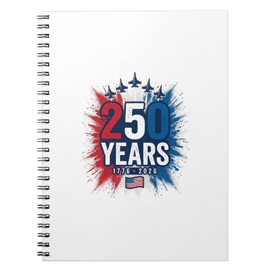 Carnet Conception vectorielle pour le 250e anniversaire d (Devant)