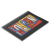 Carnet Conception vibrante de Londres, Angleterre | (Côté gauche)