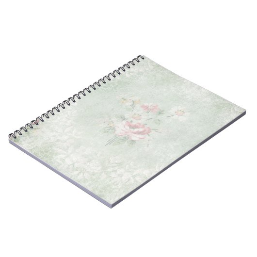 Carnet Conception Vintage Rose (Côté gauche)