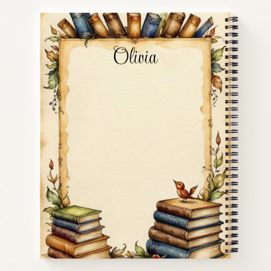 Carnet Conception Whimsical sur mesure (Dos)