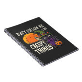 Carnet Conceptions de chat de sorcière d'Halloween de cho (Côté Droit)