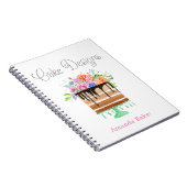 Carnet Conceptions de gâteaux floraux à l'aquarelle (Côté Droit)