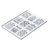 Carnet Conceptions pour des balustrades de fonte, de (Côté gauche)