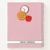 Carnet Concevez vos propres notes d'école personnalisée L (Dos)