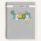 Carnet Concevez vos propres notes scolaires personnalisée (Devant)