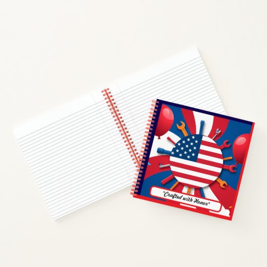 Carnet "Conçu avec soin" (Intérieur)