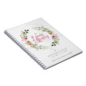 Carnet Condoléances funéraires florales de la Garland rou (Côté Droit)