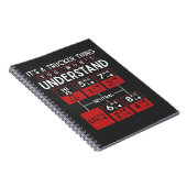 Carnet Conducteur de camion Drôle Trucker dire (Côté Droit)