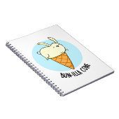 Carnet Cône Bunnilla Funny Bunny Glace Vanille Pun (Côté Droit)