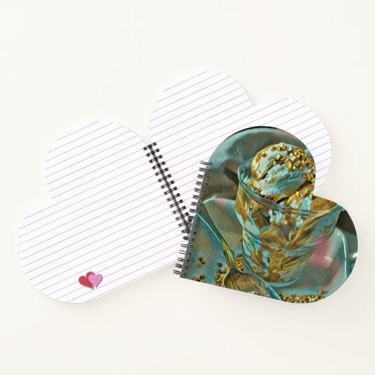 Carnet Cône crème glacée d'été (Intérieur)