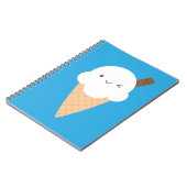 Carnet Cone de crème glacée Kawaii (Côté gauche)
