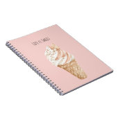 Carnet Cône de glace à la vie douce (Côté Droit)