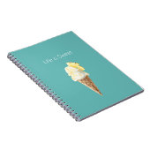 Carnet Cône de glace à l'ananas (Côté Droit)