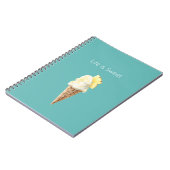 Carnet Cône de glace à l'ananas (Côté gauche)