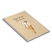 Carnet Cône de glace au grain de café (Côté Droit)