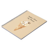 Carnet Cône de glace au grain de café (Côté gauche)