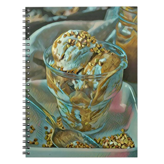 Carnet Cône de glace d'été (Devant)