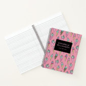 Carnet Cône de glace personnalisé rose (Intérieur)