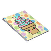 Carnet Cône de glace Rave Kawaii (Côté Droit)