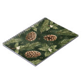 Carnet Cônes de pin Branches d'arbre de Noël (Côté gauche)