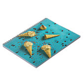 Carnet cônes gaufre crème glacée (Côté gauche)