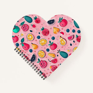 Carnet Cônes glaces colorés mignons