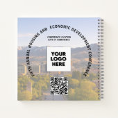 Carnet Conférence commerciale F+ Logo photo personnalisé  (Dos)