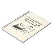 Carnet Conférencier de géométrie fluide Magicien de maths (Côté gauche)