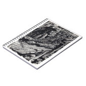 Carnet "Confess !", dessin à l'encre d'Inde (Côté gauche)