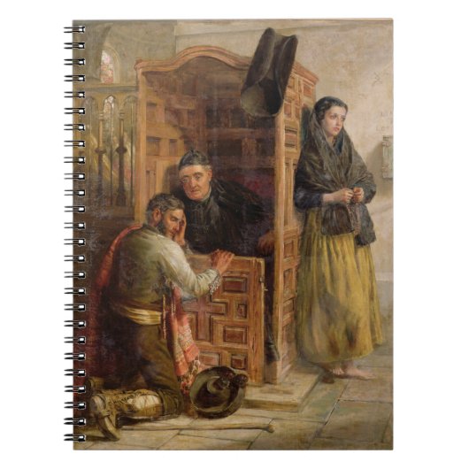 Carnet Confession, 1862 (huile sur la toile) (Devant)