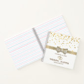 Carnet Confetti, Bow, Coeurs Planificateur nuptial person (Intérieur)