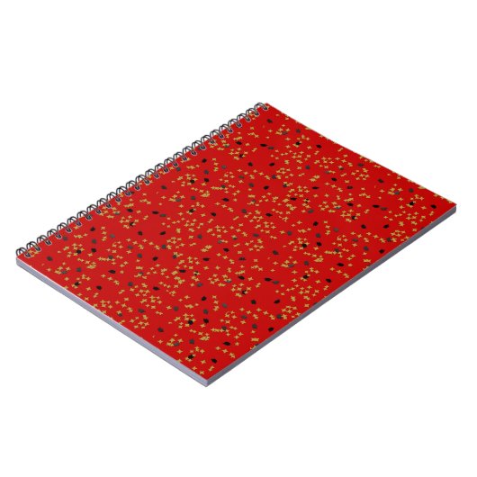 Carnet Confetti Red Graduation (Côté gauche)