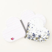 Carnet Confettis Bleu Or (Intérieur)
