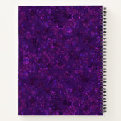 Carnet Confettis violets (Dos)