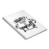 Carnet Confiance, Bonheur Attitude Motivation Citation (Côté Droit)