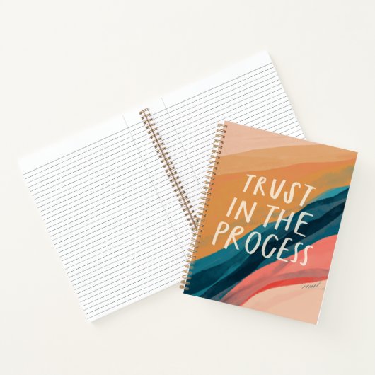 Carnet Confiance dans le devis de processus - Aquarelle (Intérieur)