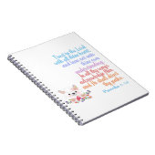 Carnet Confiance dans le Seigneur Bible Verse (Côté Droit)