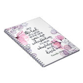 Carnet Confiance dans le Seigneur floral (Côté Droit)