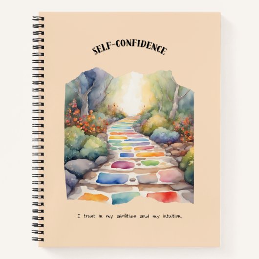 Carnet Confiance en soi Affirmation positive (Devant)