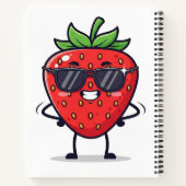 Carnet Confiant aux fruits – Design mignon de pun sur la (Dos)