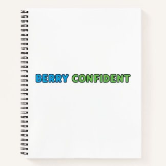 Carnet Confiant aux fruits – Design mignon de pun sur la