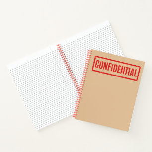 Carnet confidentiel bloqué