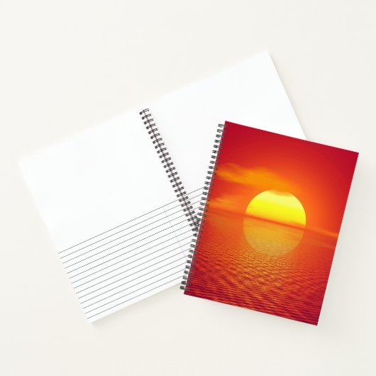 Carnet Configuration du Carte de visite avant du soleil s (Intérieur)