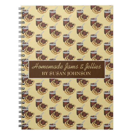 Carnet Confitures maison Jellies Pomme Beurre Marchandise (Devant)