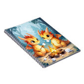 Carnet confortable de dragons de feu de camp (Côté Droit)