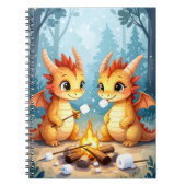Carnet confortable de dragons de feu de camp (Devant)