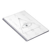 Carnet Connaissance secrète de l'oeil caché Géométrique é (Côté Droit)