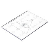 Carnet Connaissance secrète de l'oeil caché Géométrique é (Côté gauche)