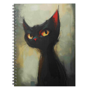 Carnet Connaissant Black Ninja Cat