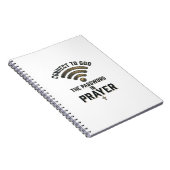 Carnet Connexion à Dieu Prière Vector Design Chrétien_1 (Côté Droit)